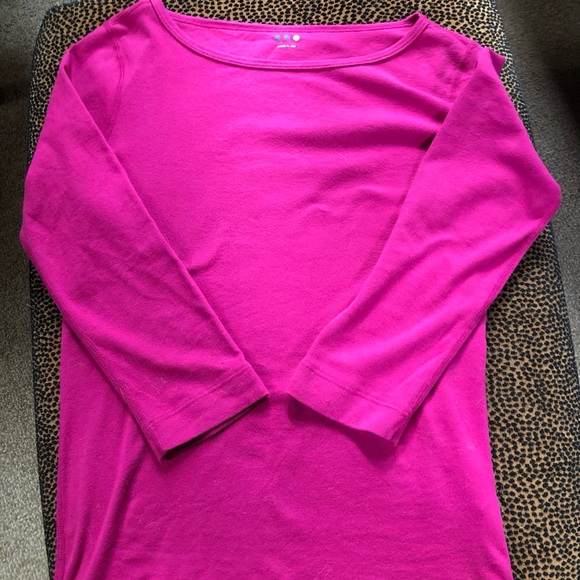 NWOT Gorgeous British boat neck T shirt, from 3 Dots! - Picture 11 of 11